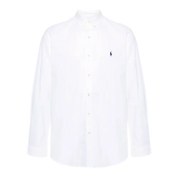 Polo Pony Button-Up Shirt - White