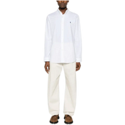 Polo Pony Button-Up Shirt - White