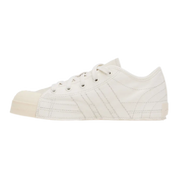 White Nizza Lo Sneakers – Low-Top Waxed Canvas Shoes