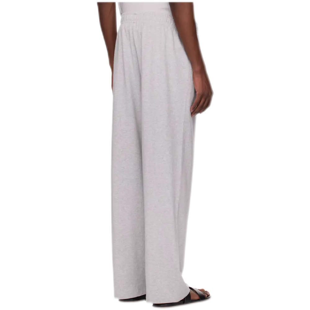 Jersey Lounge Straight-Leg Sweatpants – Heather Grey