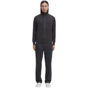 The Merino Zip Cardigan - Charcoal Melange