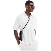 White Linen-Rich Shirt