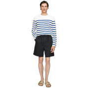 Cotton-Linen Drawstring Shorts