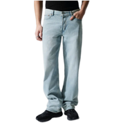 Sphere Low Waist Loose Straight Leg Jeans – Organic Denim
