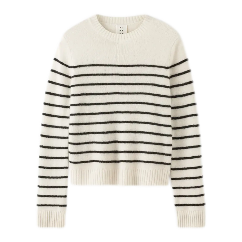 Almada Rae Sweater – Striped Cashmere Knit