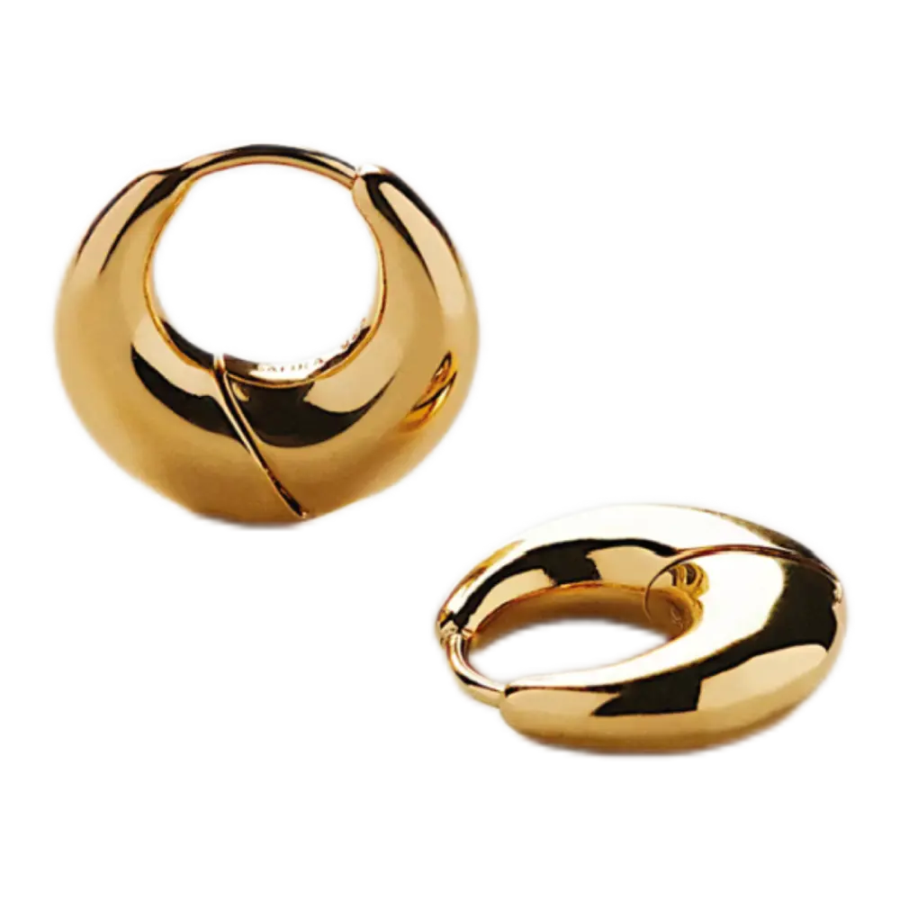 Crest Hoops S Gold
