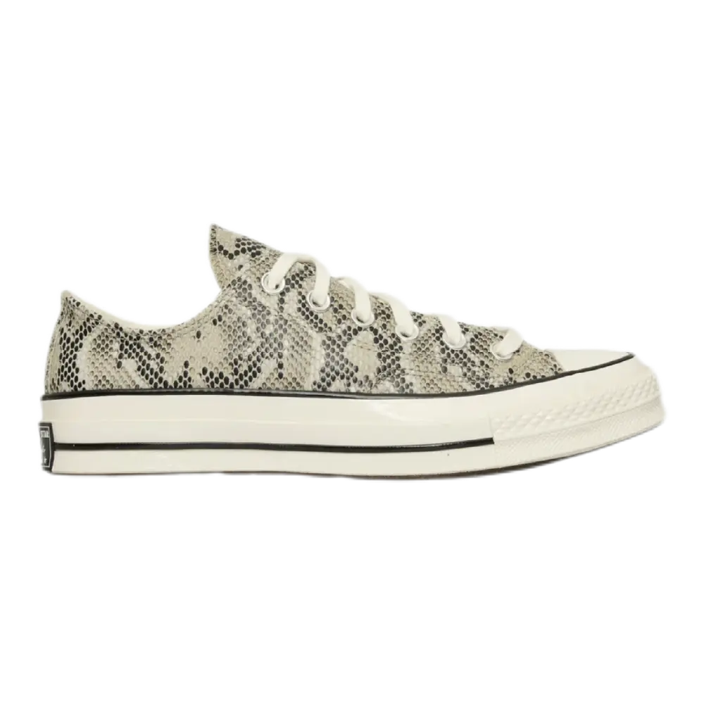Chuck 70 Faux Snakeskin Sneakers – Pale Surplus / Egret / Black